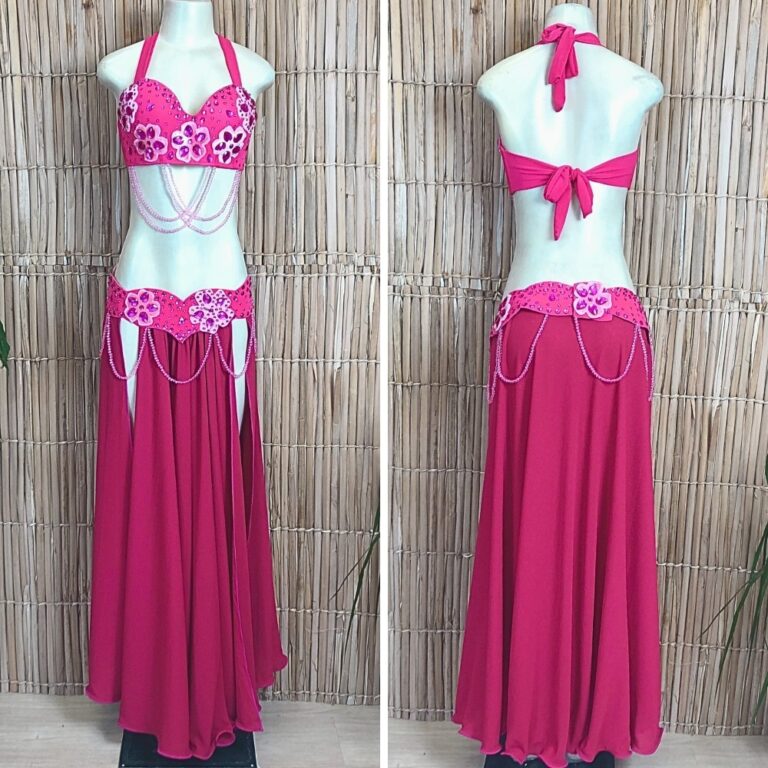[Liquidação] Dança do Ventre Traje Bordado Comp