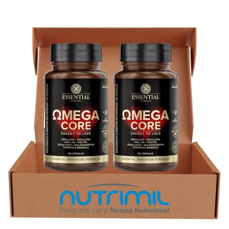 Kit 2X: Omega Core Essential Nutrition 60 Cápsula