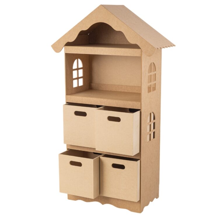 Casa de Boneca em Mdf para Organizar Brinquedo qua