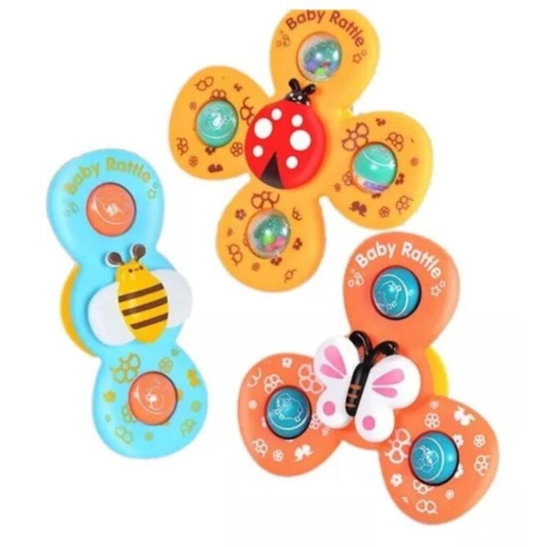 Spinner Brinquedo Giratório De Ventosa Para Banho