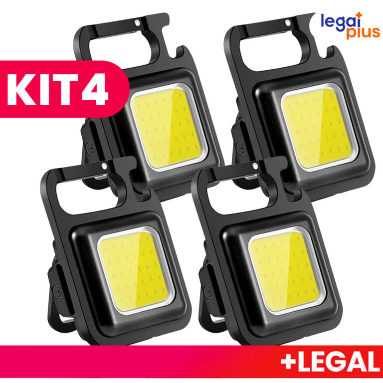 Mini Lanterna Com led Portátil/USB Recarregável 