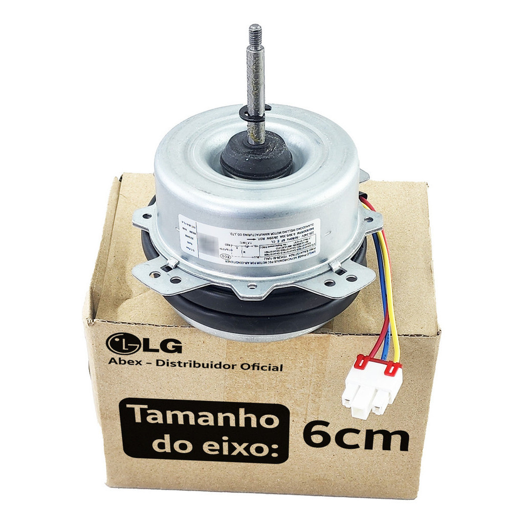 Motor Ventilador Condensadora Ar Condicionado LG 9000 E 12000 Btus Inverter EAU41577624 Original