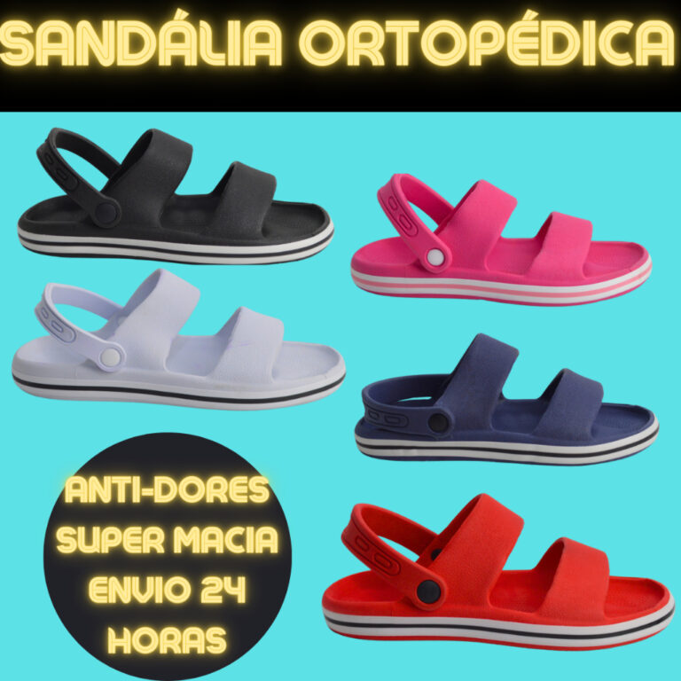 Sandália Feminina Ortopédica 34 Ao 43 Super Maci