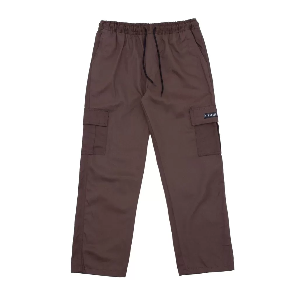 Calça Cargo Reta Stranger Simple Marrom