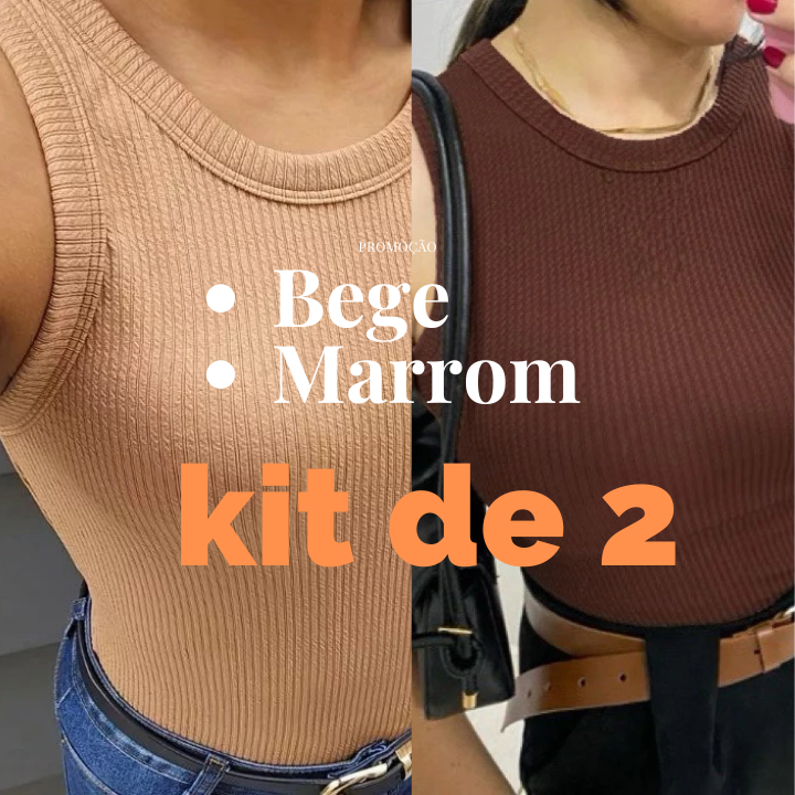Blusas Regatas feminina em Tecido Anaruga Conforto