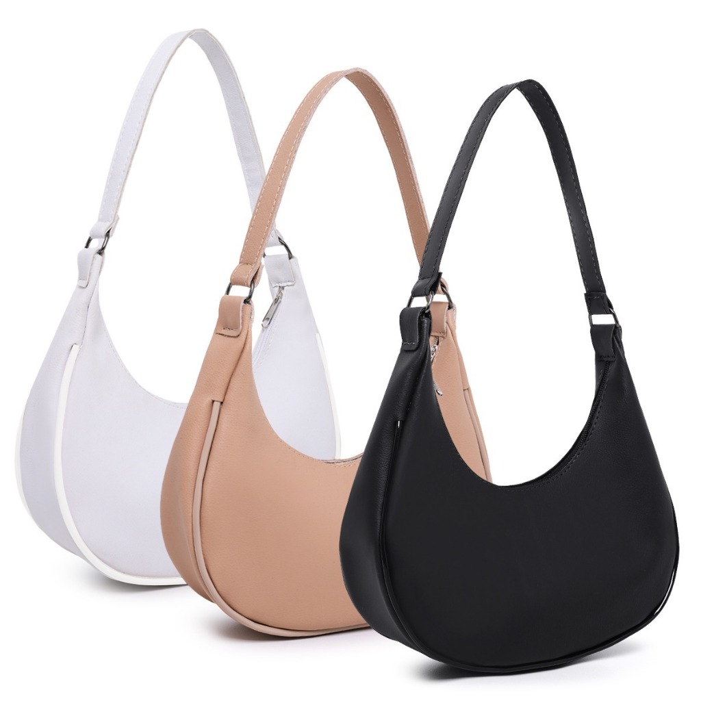 KIT 3 BOLSA FEMININA DE OMBRO BOLSA FEMININA DE MÃO MEIA LUA  LANCAMENTO EM NOSSA LOJA  ENVIO IMEDIA