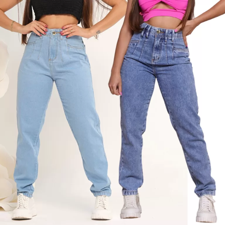 Calça Mom Boyfrend 100% Luxo Feminina Empina Bumb
