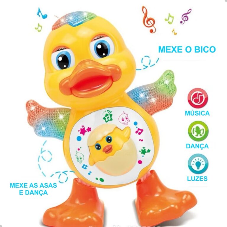 Brinquedo Pato Patinho Dançante Musical Dança, A
