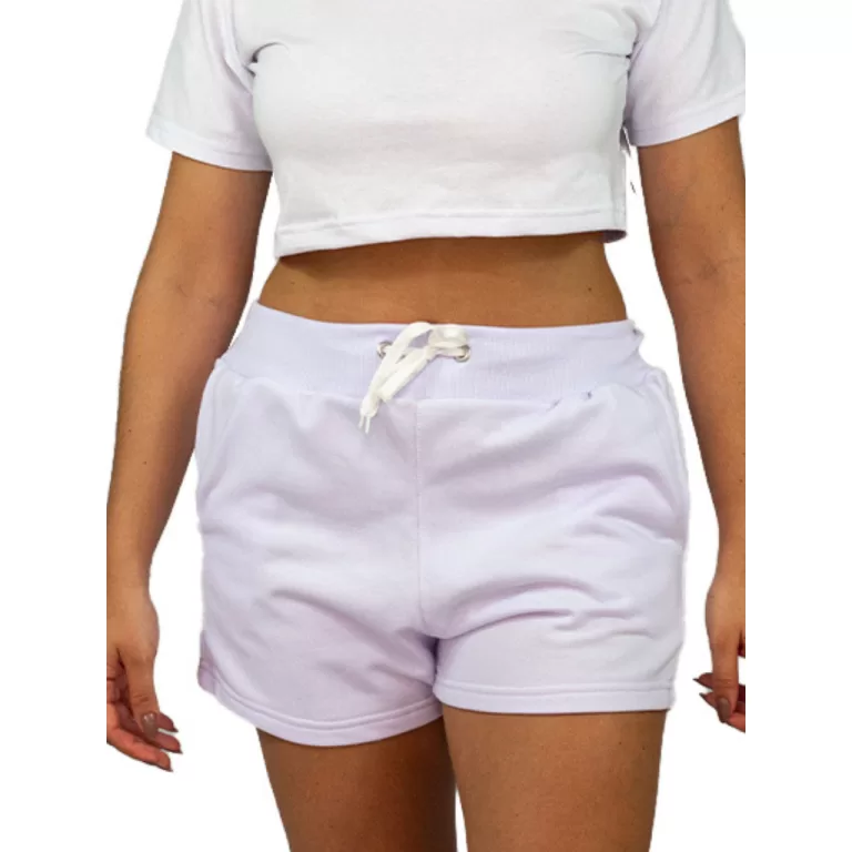 Short Feminino Moletinho 100% Algodão Short Molet
