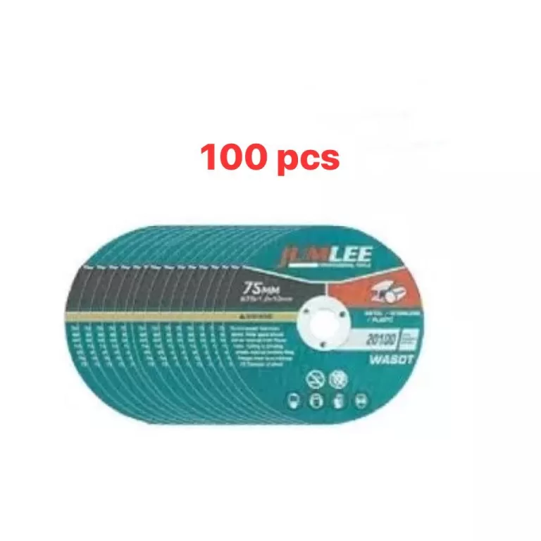 Kit 25/50/100 pcs disco de corte 75mm×1.2×10mm p