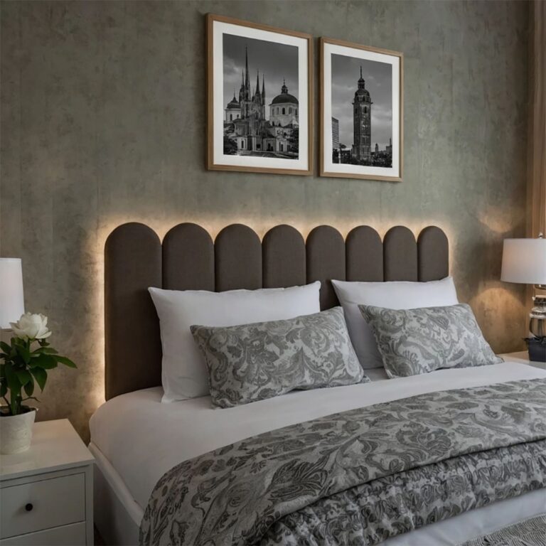 Cabeceira de Cama Box Estofada Nuvem Modulada R