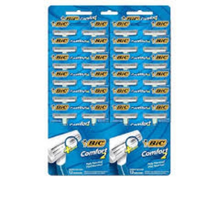 Aparelho de barbear Bic cartela com 24unds