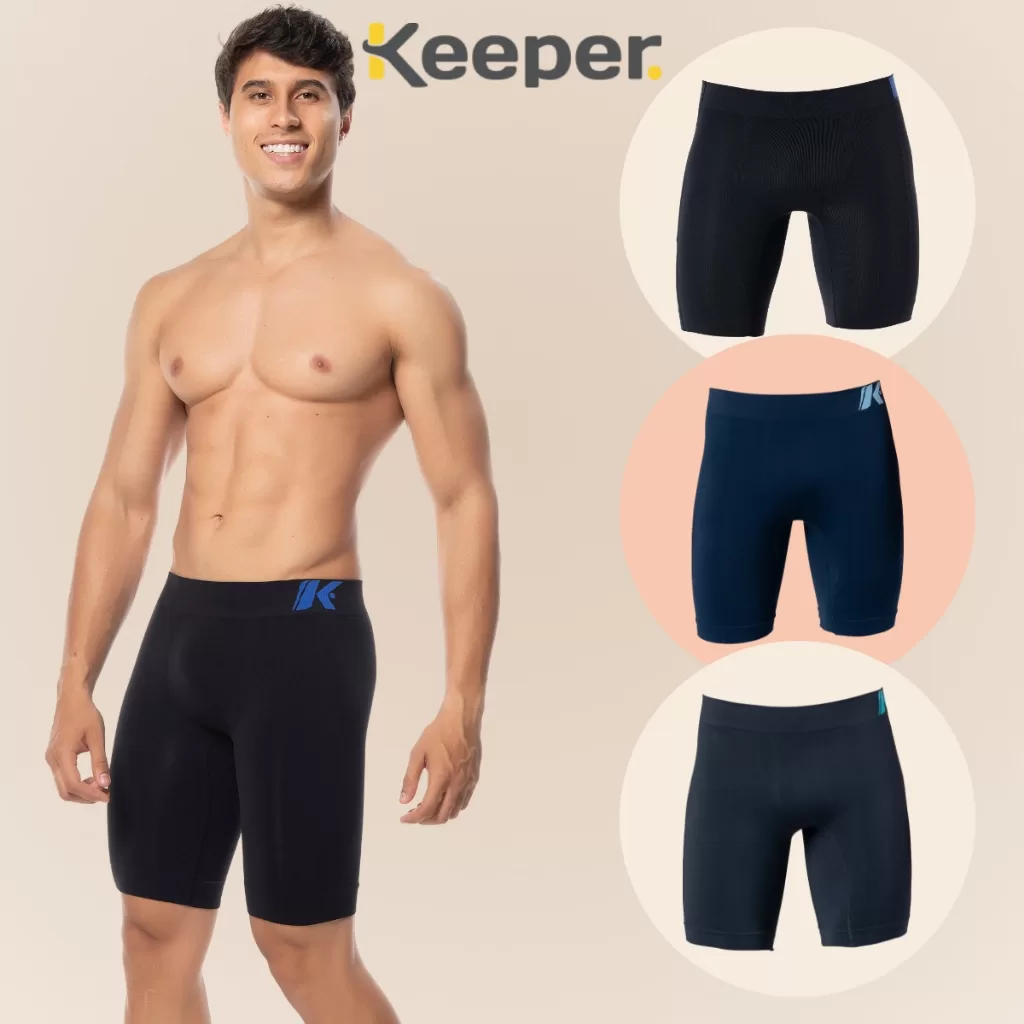 Bermuda Térmica Keeper Anti Assaduras Resistente sem Costura Masculina Sport Alta Performance Lisa