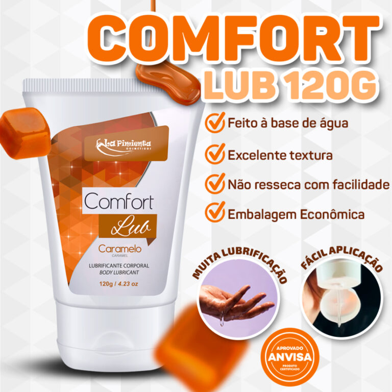 LUBRIFICANTE COMFORT 120 SENSAÇÃO CONFORTÁVEL E
