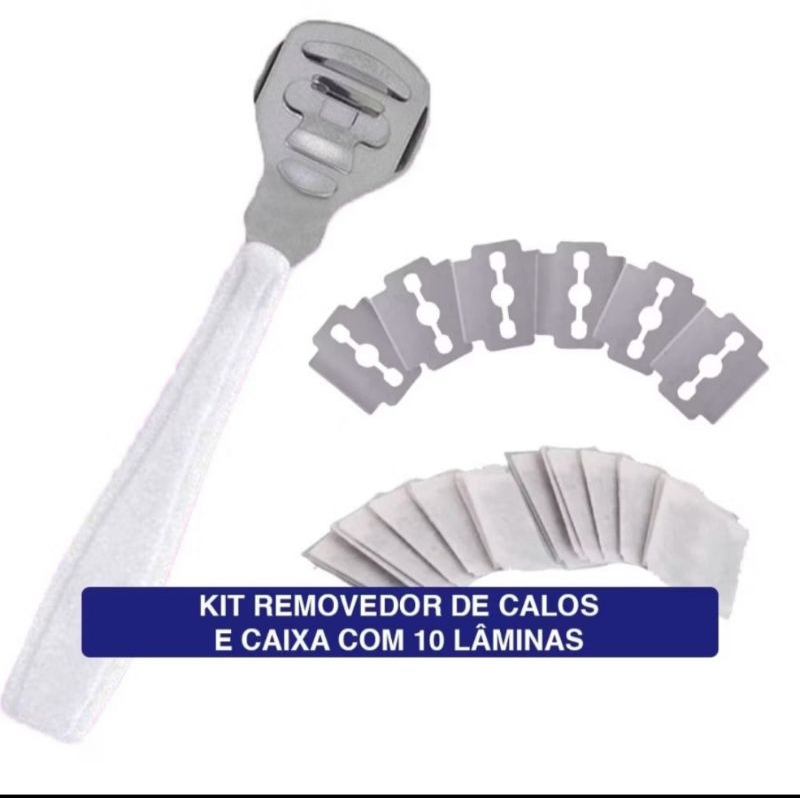 Kit Removedor de calos manual e caixa com 10
lâminas