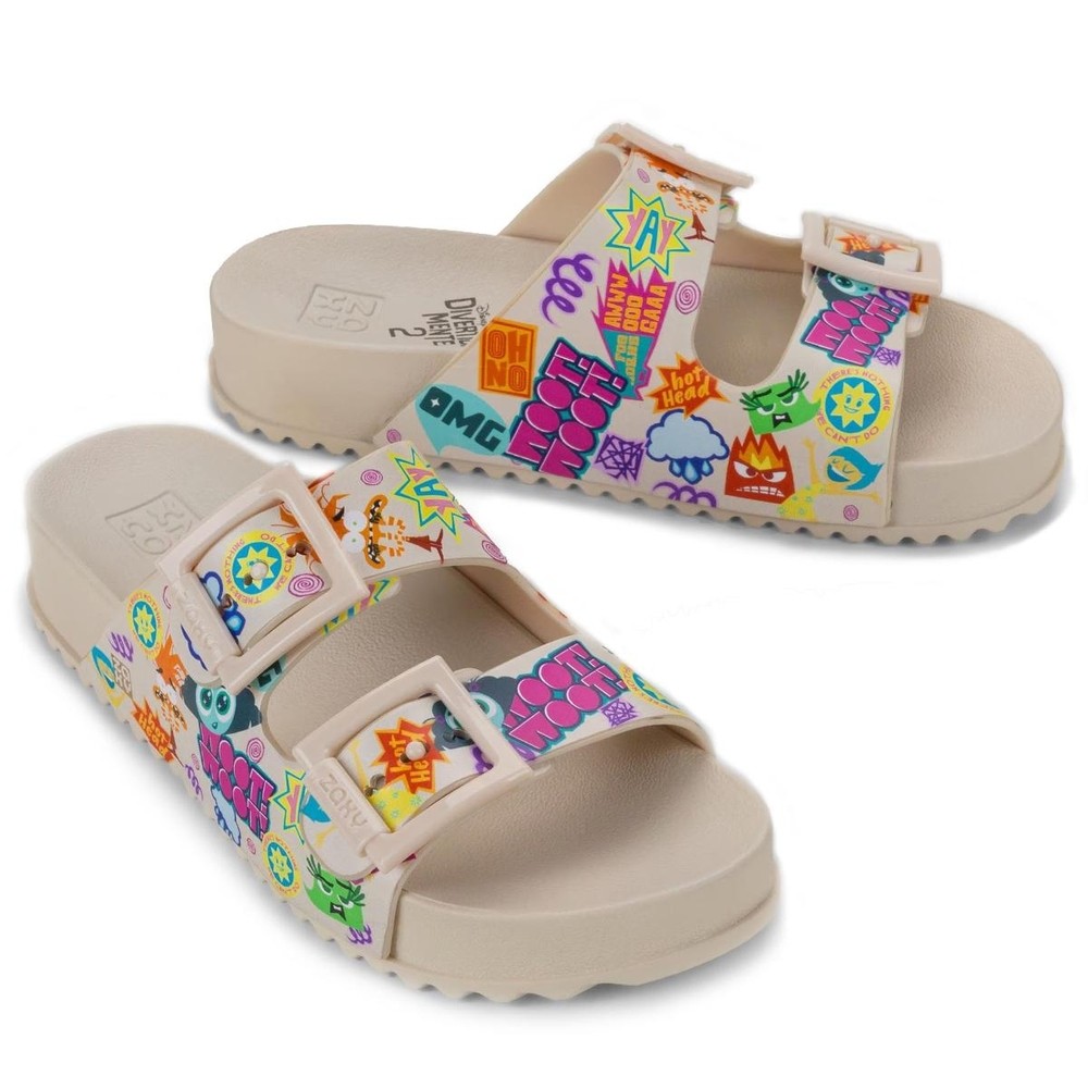 Chinelo Zaxy Slide Divertidamente Feminino – Off White