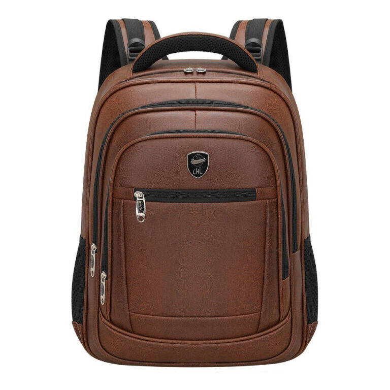 Mochila Chl Couro 45l  Impermeável 7 Bolsos Bolso