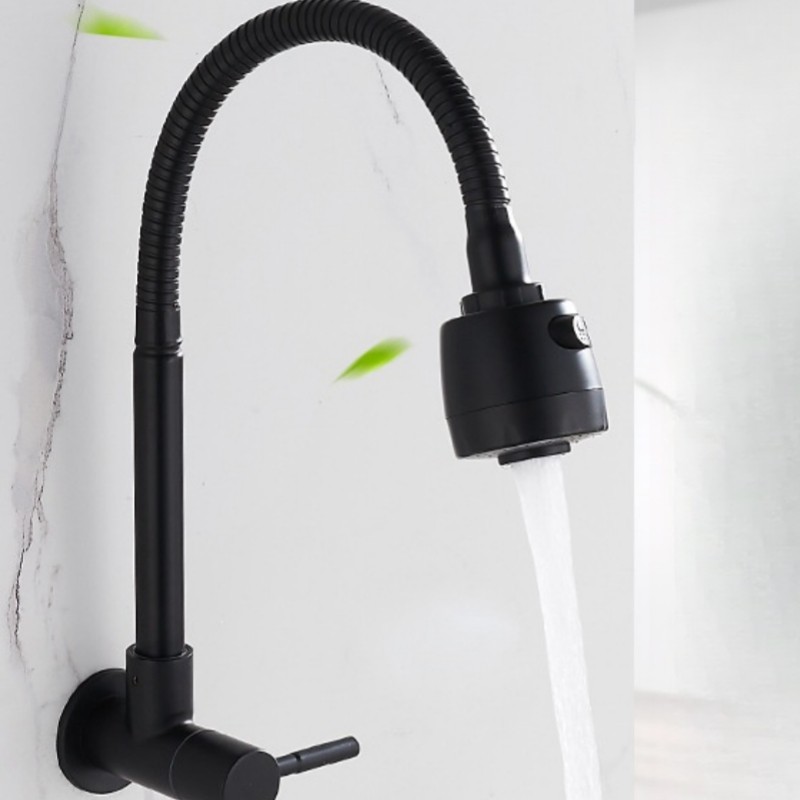 Torneira De Cozinha Gourmet Metal Parede Ou Bancada  Promoção