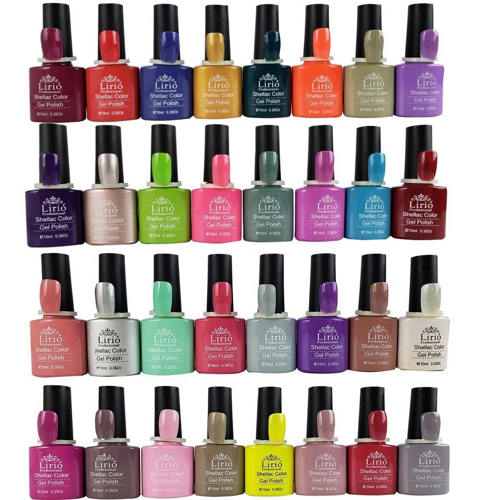 Kit 5 Esmaltes em Gel 10ml Zem Bella Rosa KES DEZ Lirio Girl Fatale Led Uv Esmalte