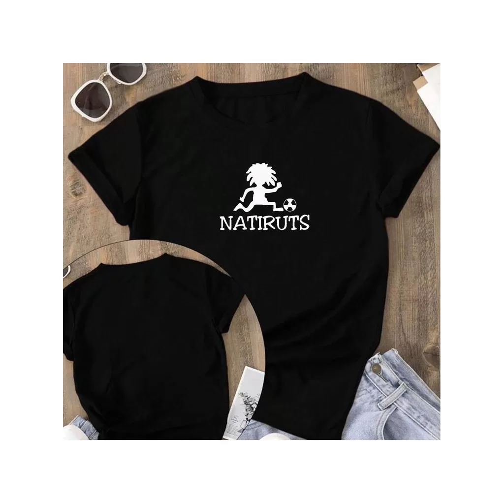 Blusa Casual Unissex Camisetão Feminino Estampado Banda Reggae Natiruts Camiseta 100% Algodão