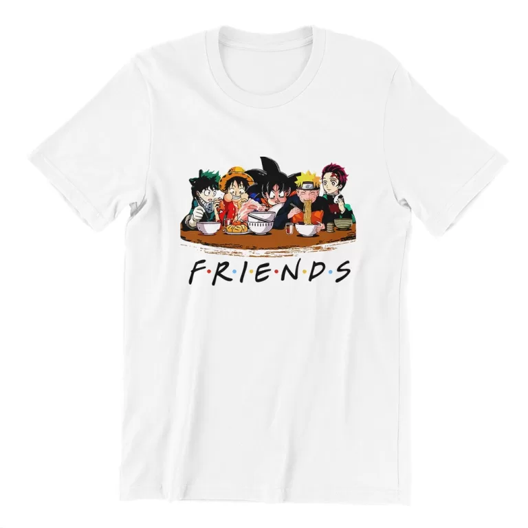 Camiseta Dragon Ball Amigos Camiseta Unissex Frien