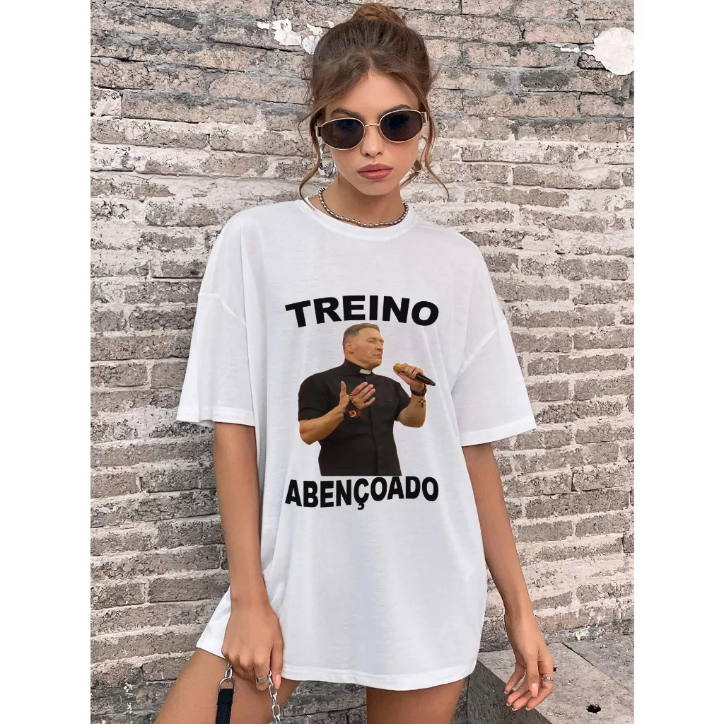 Camiseta Padre Marcelo Rossio | Treino Abençoado – Treino Musculação