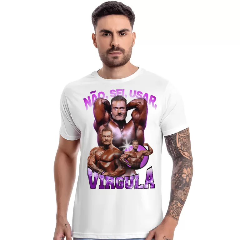 Camiseta Cbum | Não Sei Usar Vírgula  Mr , Acade