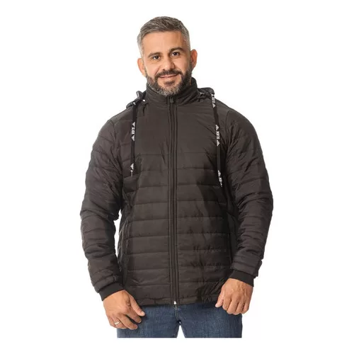Jaqueta Forrada Masculina Puffer Bobojaco Nylon Ma