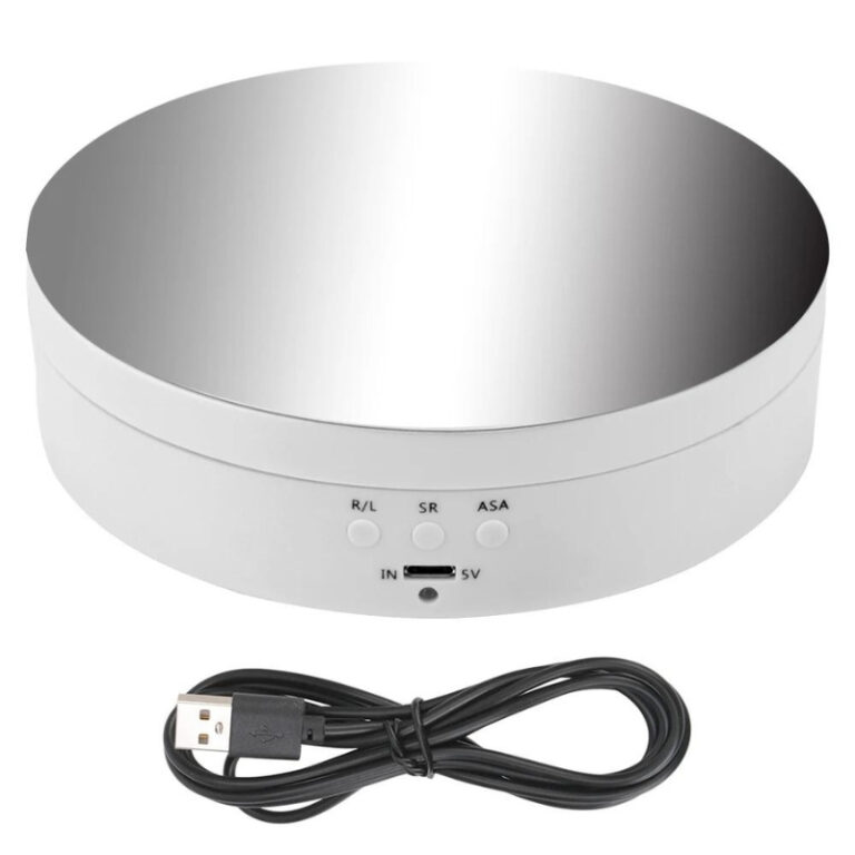 Suporte Expositor Giratorio Eletrico Para Vitrine 