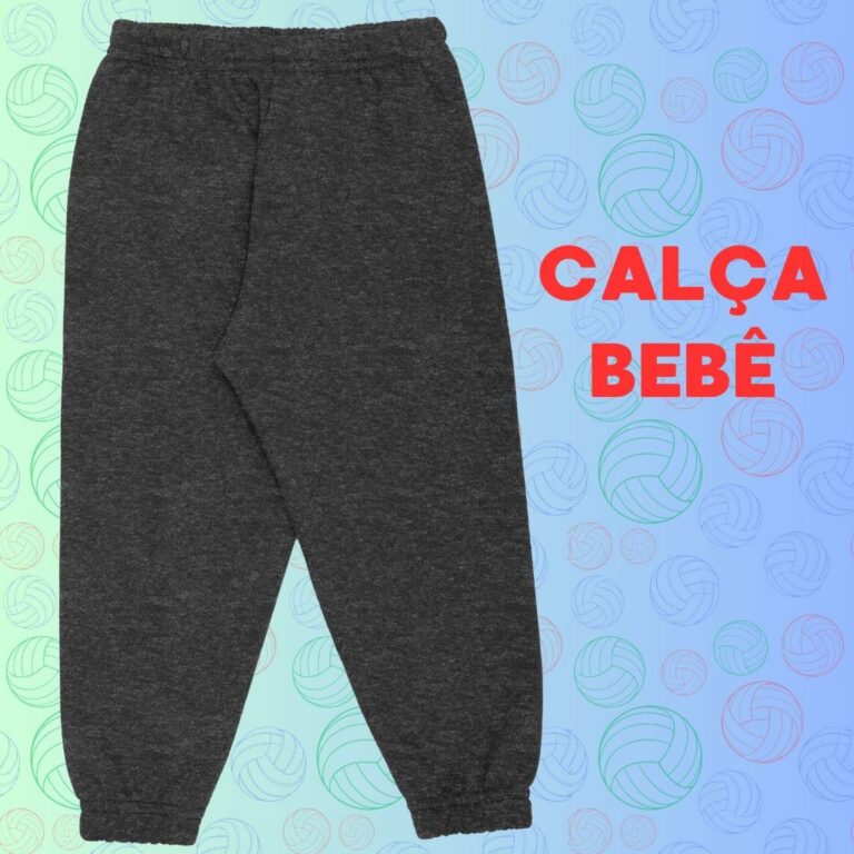 Calça Bebe Menino Moletom Quentinha 3000-C1