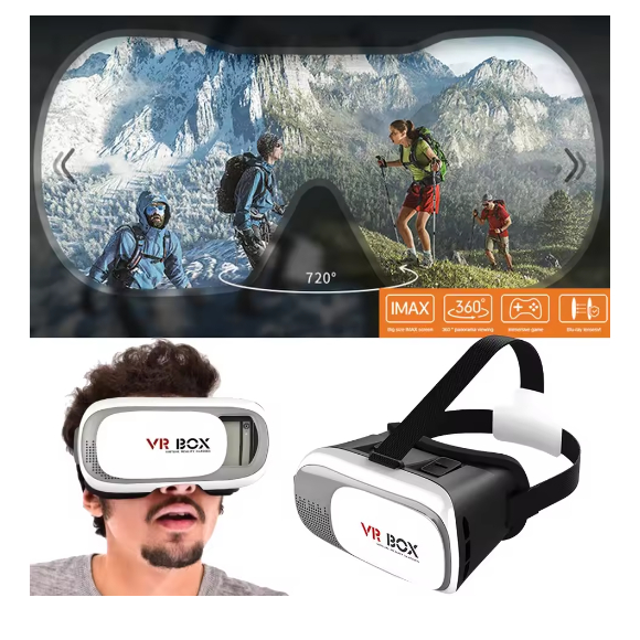 Óculos 3d Vr Box Realidade Virtual Com Controlado