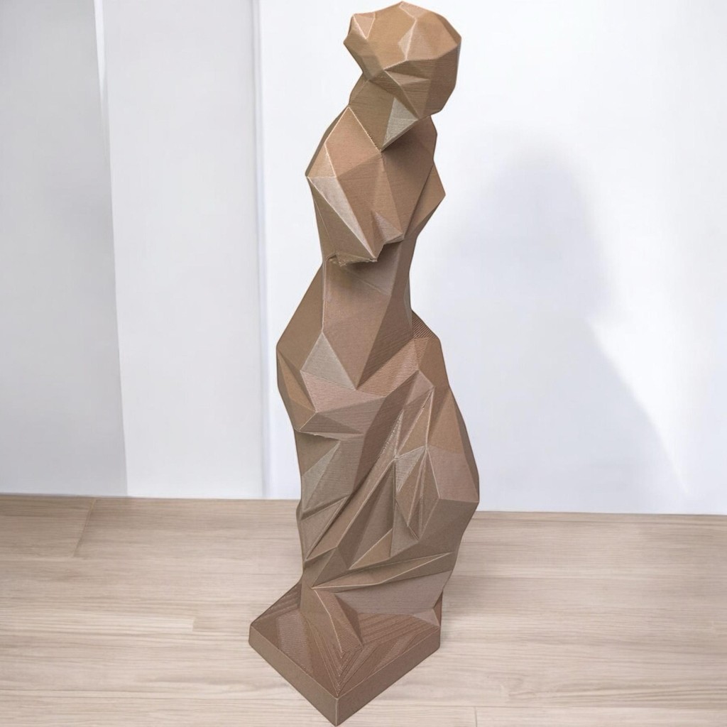 Escultura Geométrica Deusa Vênus De Milo 3D Decorativa