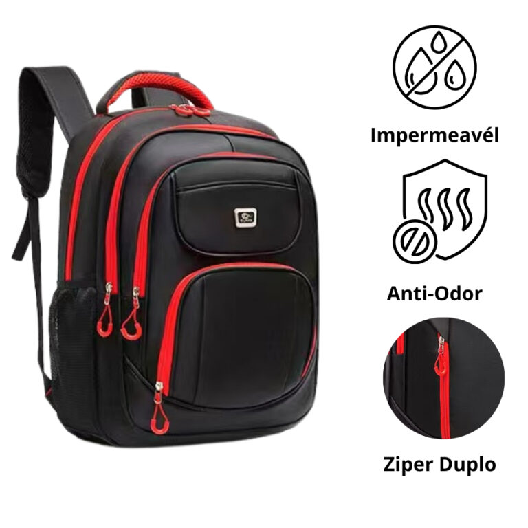 Mochila Bolsa Reforçada Notebook Impermeavel Zipe