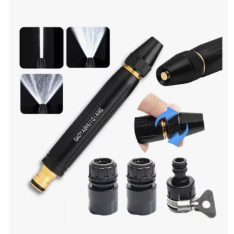 Kit 3 Em 1 Bico Alta Pressão Para Mangueira + Con