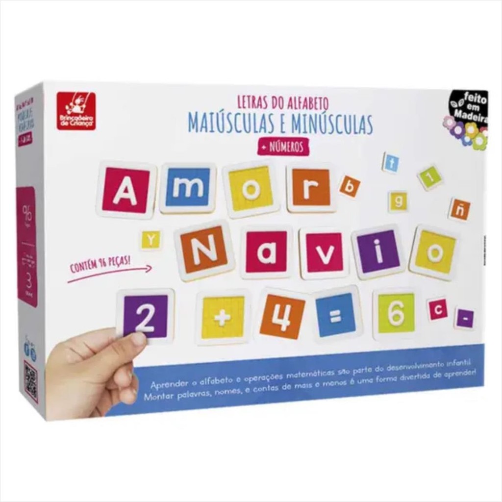 Conjunto de Letras Coloridas – Estímulo Criativo e Lúdico para Crianças