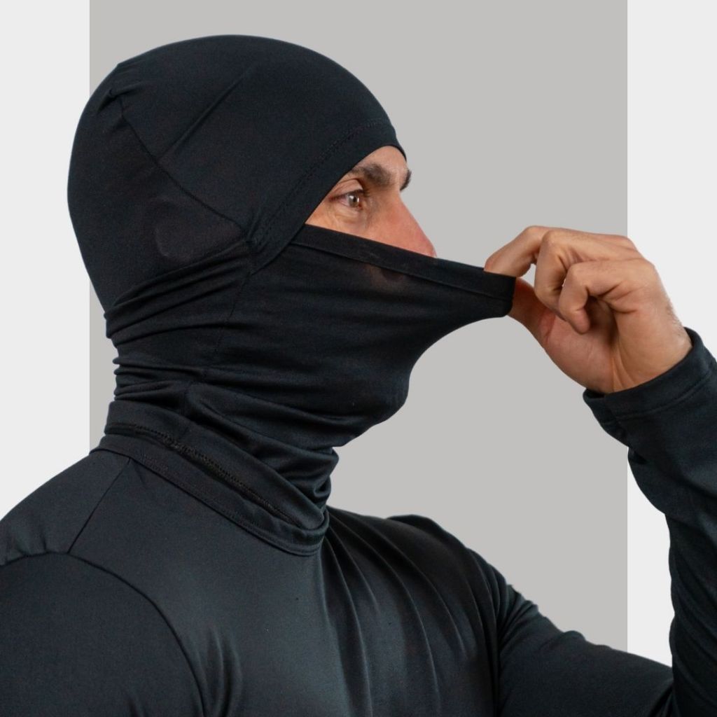Touca Balaclava Articulada Unissex Touca Ninja Peluciada para Frio Andar de Moto