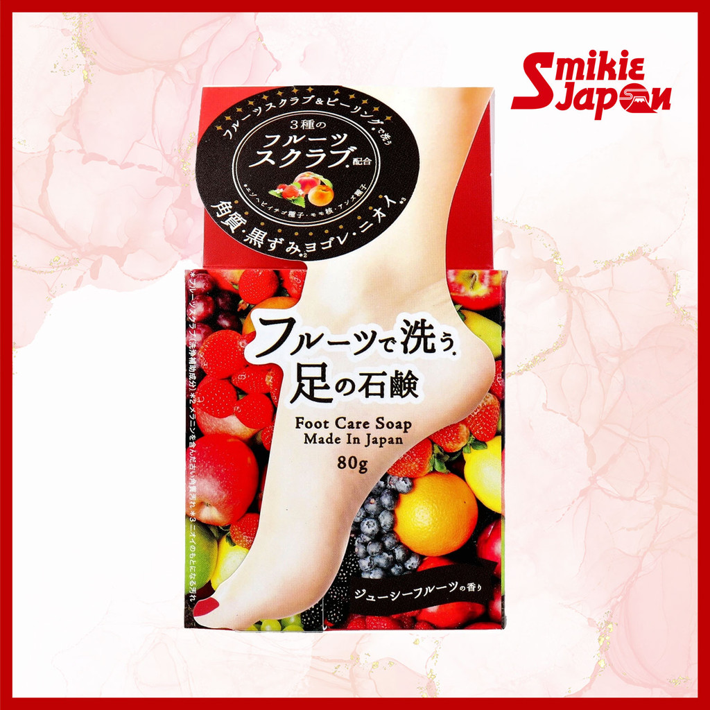 PELICAN Sabão Sabonete Frutas Para Pés 80g/Direto Do Japão