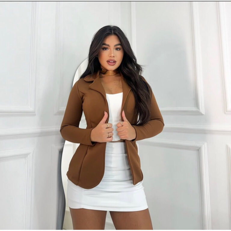 Blazer Feminino Casual Neopreme casaco social