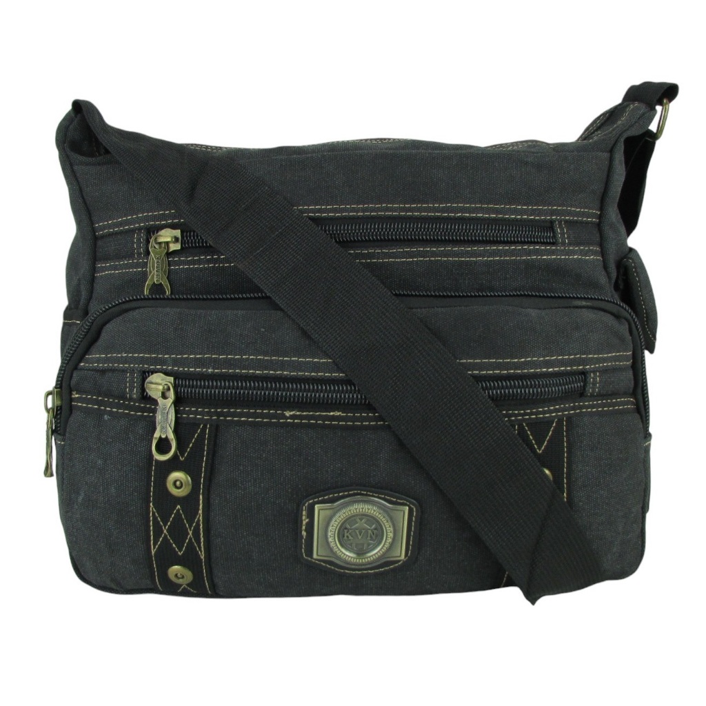 Bolsa Carteiro Pasta Transversal De Ombro Em Lona Resistente Uso Escolar Trabalho Passeio Viagem Uni