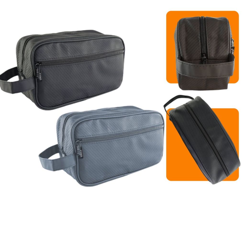 Necessaire Organizadora Feminina com Alça de Bolsa PVC Organizadora maquiagem, viagem