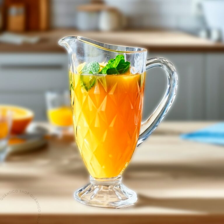 Jarra De Vidro Diamond Luxo Agua Suco Drinks Chá 