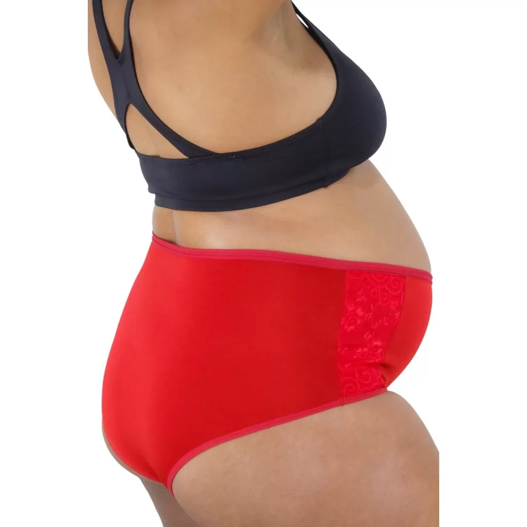 kit  3 e 6 calcinhas Gestante Cintura alta conforto calcinha gestante e pós parto detalhe em renda