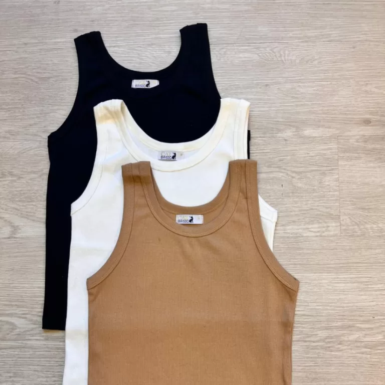 Kit 3 Regatas Femininas Blogueirinha Lisa Malha Al