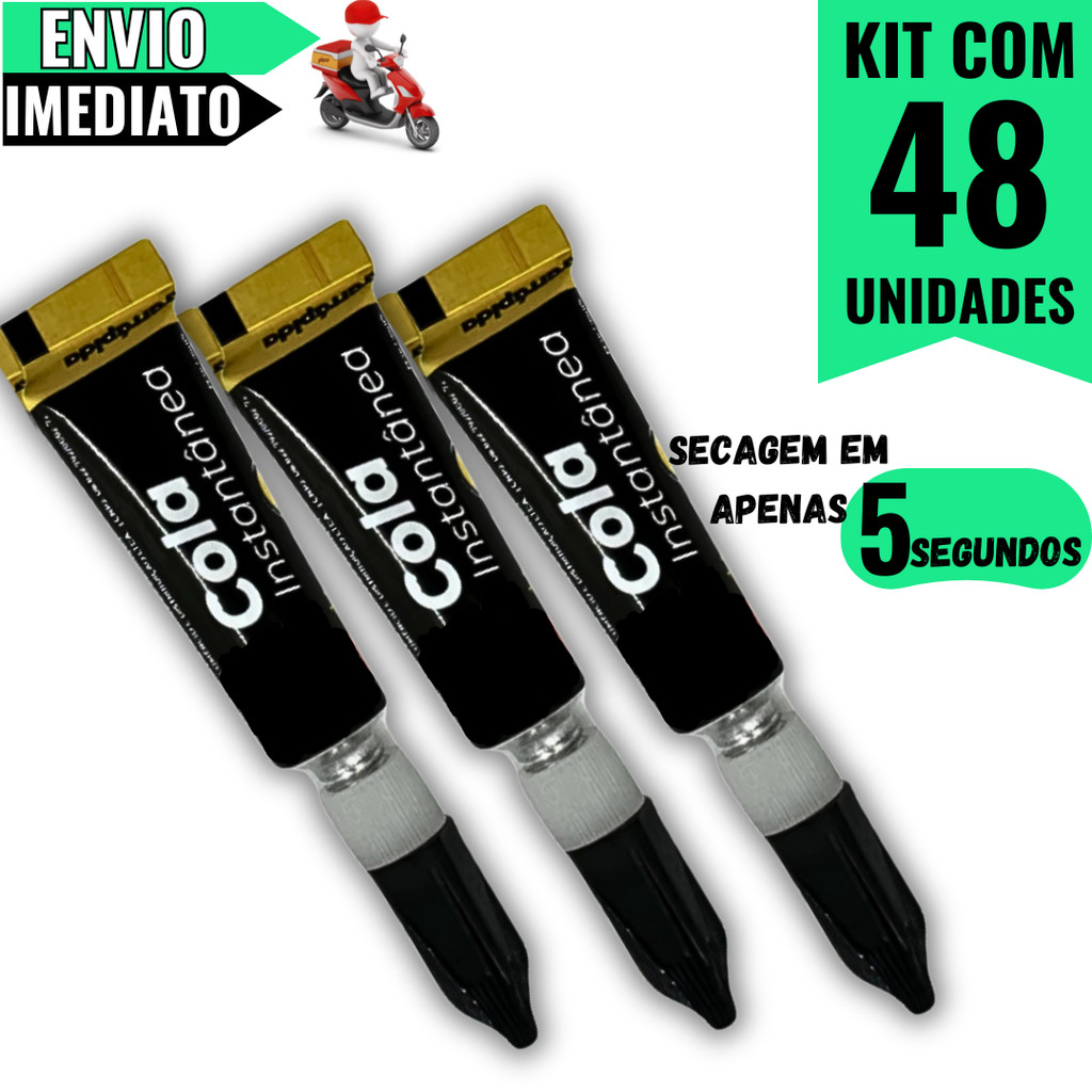 Kit 48 Colas Super Bond  Alta Performance para Produção, Reparos e Uso Profissional