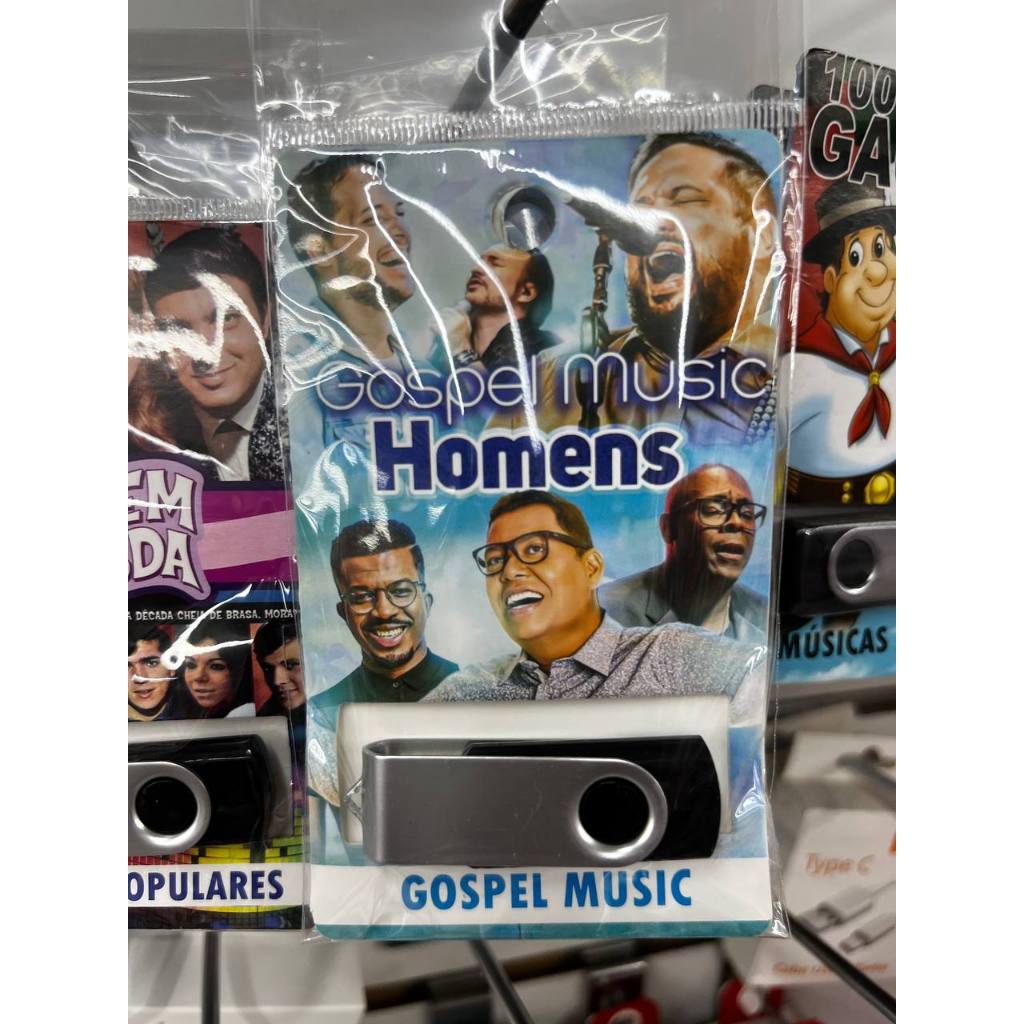 Pendrive Anos 80 e 90 Flashback Internacional e Nacional Pen Drive USB 2.0 Metálico com Chaveiro Re