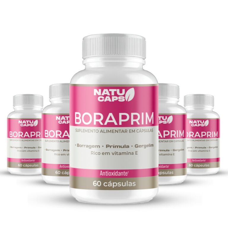 Kit Boraprim Cápsulas Suplemento Alimentar TPM Me