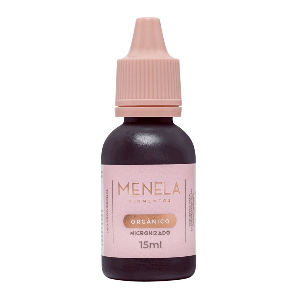Pigmento Menela Mr. Coffee (Castanho Médio) 15ml – Orgânico Micropigmentação Sobrancelhas