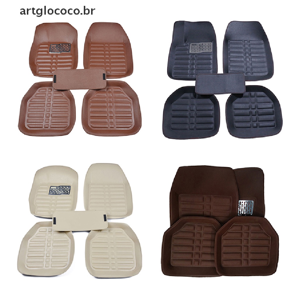 Artglococo 5pcs Tapetes De Piso Automático Pés Carpetes Estilo De Carro Para Duster Premium Full Set