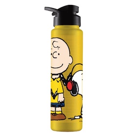 Garrafa Squeeze 750ml Snoopy e Brown Amarelo Ideal