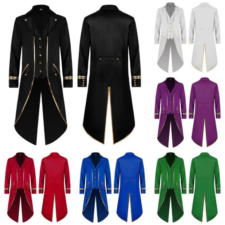 Steampunk Longo Retro Tailcoat Smoking Príncipe M